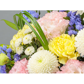 Mix Flowers Funeral Arrangement