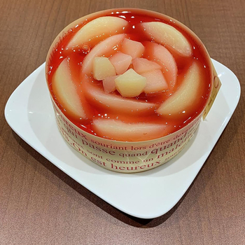 Cake Delivery to Japan - Peach Rare Cheese Cake