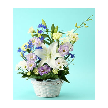 Funeral Flower Japan – Lilies Basket