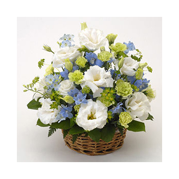 Funeral Flower Japan – White Arrangement
