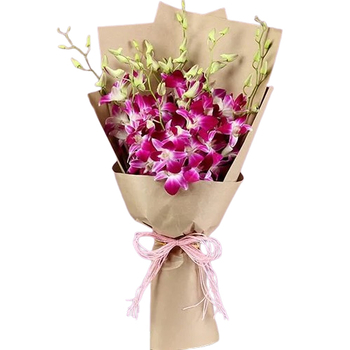 Pink Color Orchid Bouquet in Japan