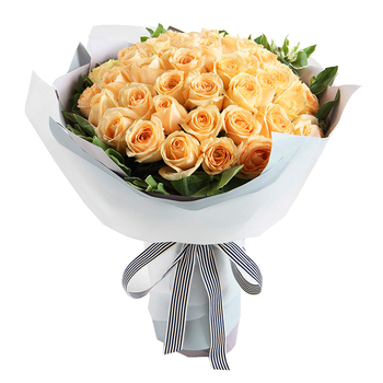 Japan Florist Shop – 50 Peach Roses