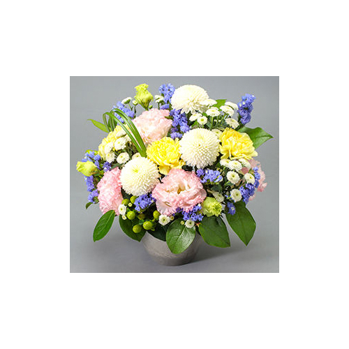 Mix Flowers Funeral Arrangement Japan