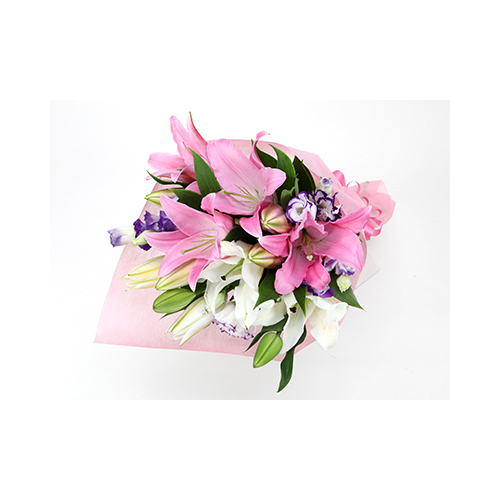 Flower Delivery Japan – Pink & White Lilies