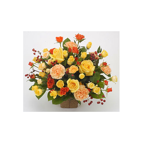 Roses & Carnations Arrangement - Online Flower Delivery Japan