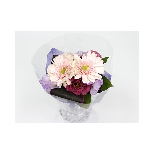 Seasonal Flowers Bouquet with Vase - Japanese Style Floral Arrangements