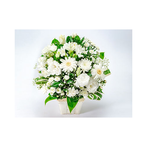 Funeral Flower Japan – Mums Arrangement