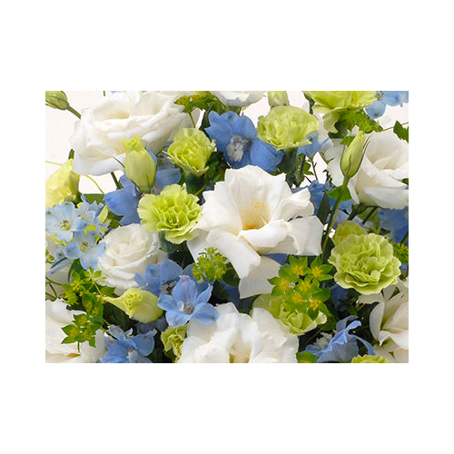 Funeral Flower Japan – White Arrangement