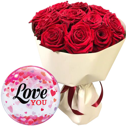 japan-flower-shop-flower-with-love-u-balloon