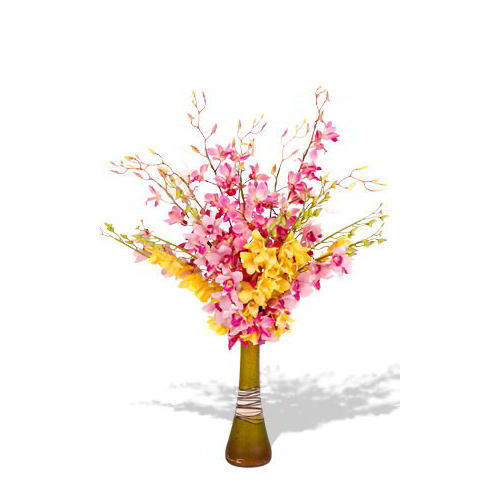 Assorted Orchids Vase Online Japan