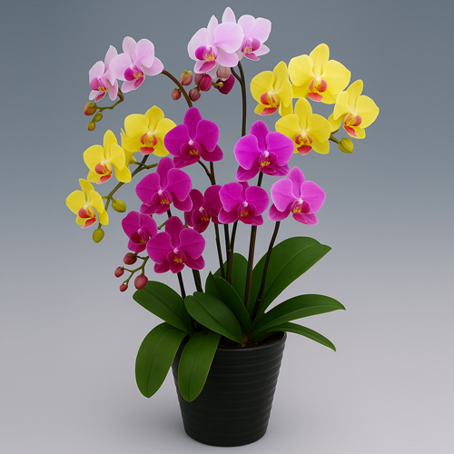 Orchids Midi Mix Plant - Indoor Plants in Japan