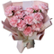 12 Pink Carnations Bouquet - Flower Bouquet Japan