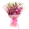 Pink Color Orchid Bouquet - Flower Bouquet Japan