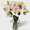 Tokyo Flower Delivery - Roses & White Lilies Vase