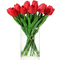 12 Red Tulips Vase - Florist in Japanese