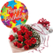 Japan Flower Shop – Red Roses with Balloon