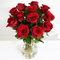 Send Flower to Japan - 12 Valentine Red Roses Vase